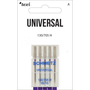 Igły uniwersalne do maszyn domowych, 5 sztuk, grubość 100x5 - Texi