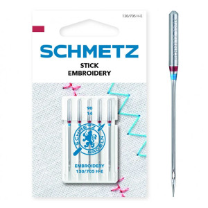 Igły do haftowania SCHMETZ do maszyn domowych, 5szt.x90 - Schmetz