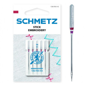 Igły do haftowania SCHMETZ do maszyn domowych, 5szt. 5x75 - Schmetz