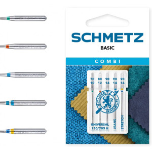 Igły SCHMETZ, 5szt. (130/705H 1x70, 1x80, 1x90 + 130/705 H-J 1x90 + 130/705 H-S 1x90) IGŁY SCHMETZ VVS - Schmetz