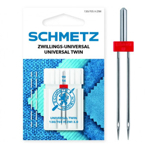 Igły do ściegu ozdobnego SCHMETZ do maszyn domowych, para, rozstaw 3,0, 2 x 90 - Schmetz