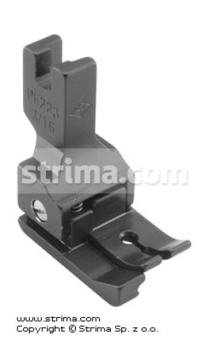 Stopka pokryta PTFE wyrównawcza (kompensacyjna) lewa 4,8mm do delikatnych dzianin