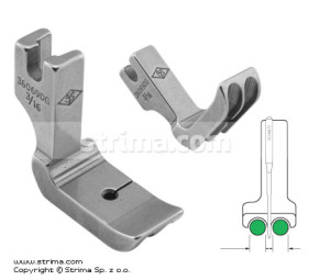 Stopka do wszywania kedry 4,8mm podwójna