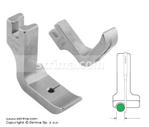 Stopka do wszywania kedry 1,6mm lewa