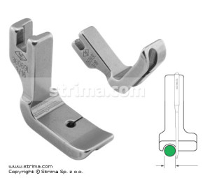 Stopka do wszywania kedry 4,8mm lewa