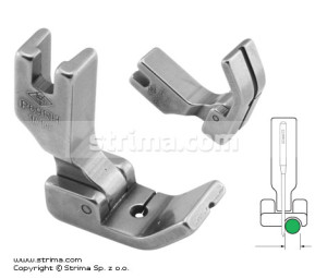 Stopka do wszywania kedry 1,6mm prawa z przegubem