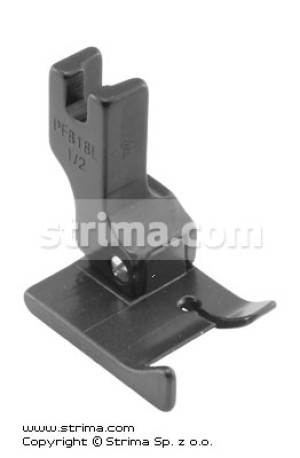 Stopka pokryta PTFE z prowadnikiem krawędziowym lewym 12,7mm