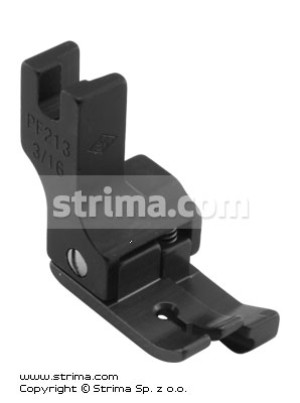 Stopka pokryta PTFE wyrównawcza (kompensacyjna) prawa 4,8mm do delikatnych dzianin