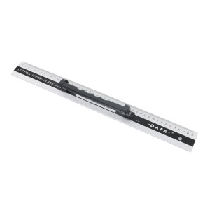 Liniał 45 cm z uchwytem, aluminiowy - Donwei