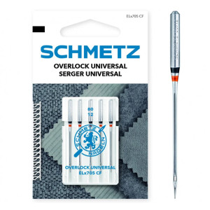 Igły SCHMETZ do owerloków domowych, 5szt. 5x80 - Schmetz