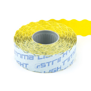 Etykieta do numeratora 22x12 mm żółta, rolka 1500 szt.