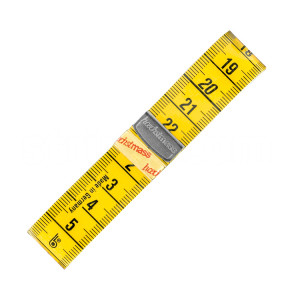 Miara krawiecka z podziałką centymetrową , dł. 150 cm, szer. 19 mm - Texi