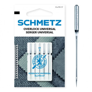 Igły SCHMETZ do owerloków domowych, 5szt. 5x65 - Schmetz
