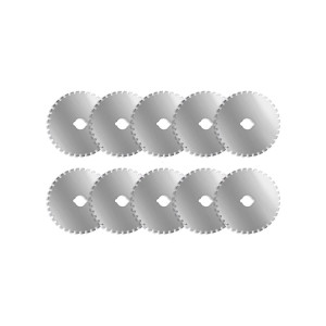 Ostrza noża krążkowego 45 mm, przerywane 3mm , opak. 10 szt. - Texi