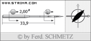 Igła SCHMETZ do maszyny do szycia [G14] - Schmetz
