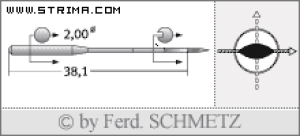 Igła SCHMETZ do maszyny do szycia [G04] - Schmetz