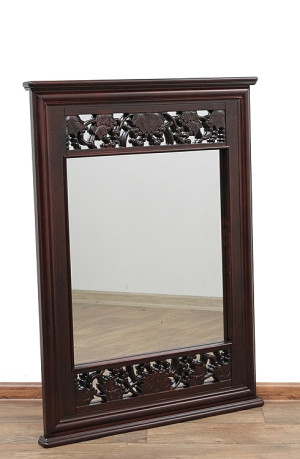 Stylowe Lustro w Drewnianej Rzeźbionej Ramie 51833 / 150022