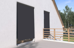 SUNNY INCH ® Store vertical enrouleur extérieur pour terrasse ou balcon - SR1980