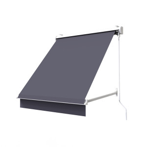SUNNY INCH ® Store de fenêtre à projection avec coffre - 160 x 70 cm - Gris anthracite