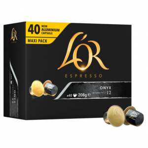 200 Capsules L' Or Espresso Onyx Compatible Nespresso   Aluminium