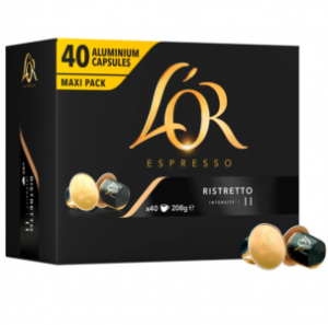 400 Capsules L' Or Espresso Ristretto Compatible Nespresso   Aluminium