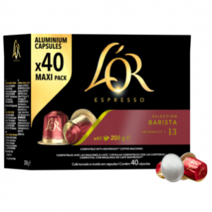 100 Capsules L' Or Espresso Barista Compatible Nespresso   Aluminium