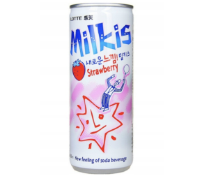 Milkiś truskawkowy napój mleczny Lotte 250 ml
