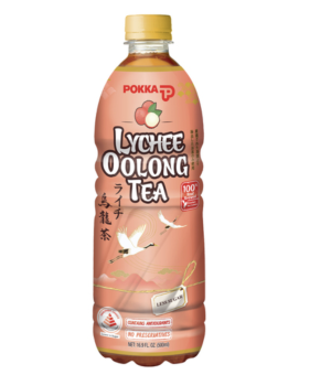 Pokka Oolong Tea lychee 500 ml – herbata Oolong bez cukru, napój niegazowany.
