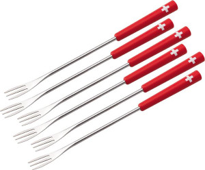 Kuhn Rikon K&auml;sefonduegabeln Schweizer Kreuz 6er Set