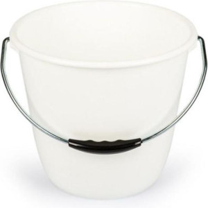 St&ouml;ckli Schweizer Wassereimer 10 Liter wei&szlig;