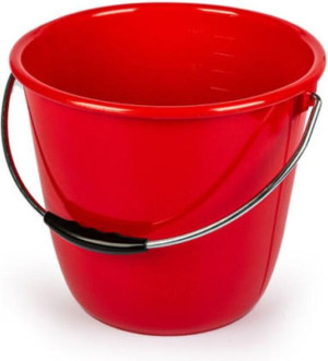 St&ouml;ckli Schweizer Wassereimer 10 Liter rot