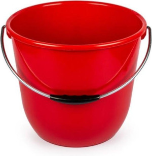St&ouml;ckli Schweizer Wassereimer 15 Liter rot