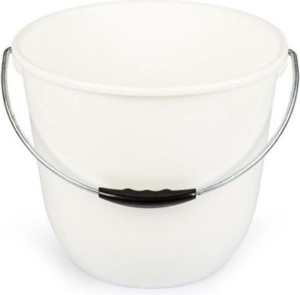 St&ouml;ckli Schweizer Wassereimer 15 Liter wei&szlig;