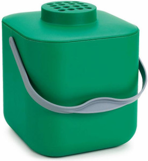 St&ouml;ckli POT Schweizer Komposteimer gr&uuml;n 5 Liter mit Deckel und Filter