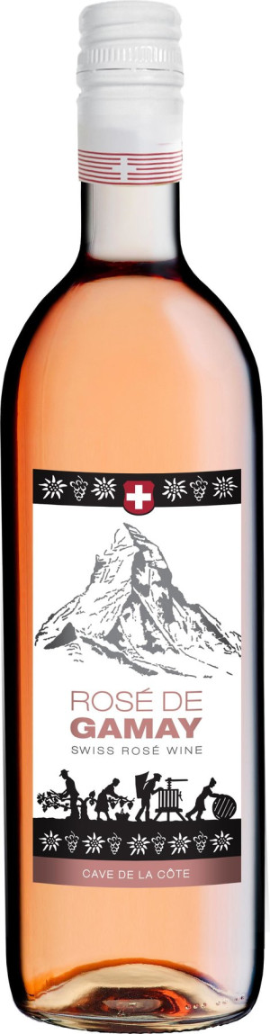 Cave de La C&ocirc;te Ros&eacute; de Gamay Suisse 0,75 l