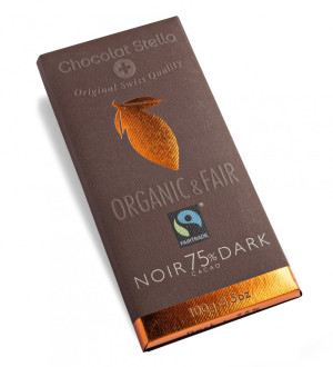 Chocolat Stella Organic&amp;Fair - Zartbitterschokolade 75% 100g