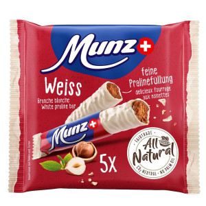 Munz Pralin&eacute; Pr&uuml;geli wei&szlig; 5 x 23g