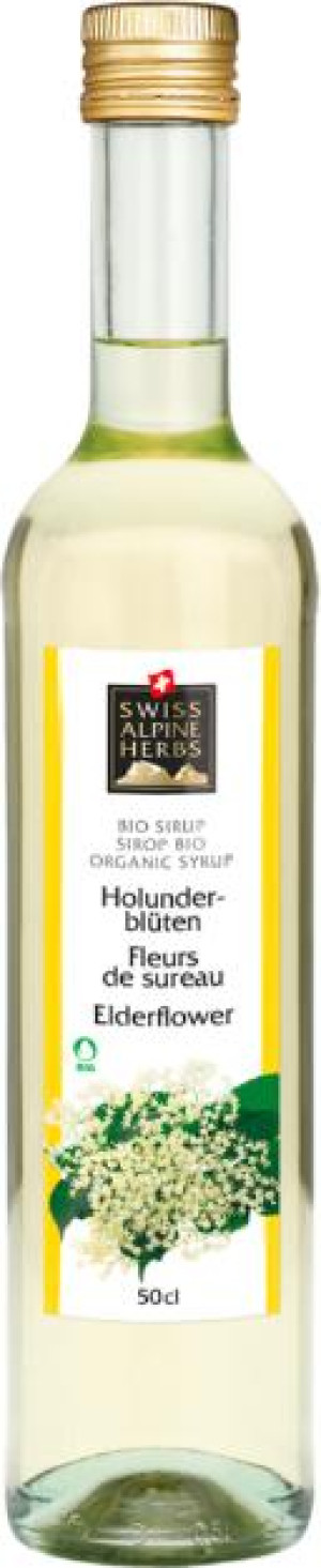 Swiss Alpine Herbs Bio Holunderbl&uuml;ten Sirup 0,5 l