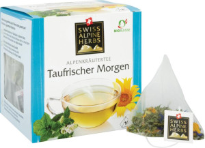 Swiss Alpine Herbs Bio Tee Taufrischer Morgen 14 x 1g