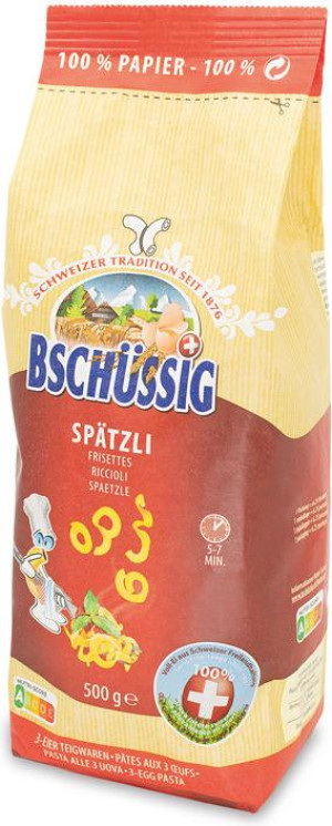 Bsch&uuml;ssig Sp&auml;tzli 3Ei 500g