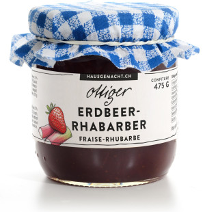 Ottiger Erdbeer-Rhabarber Konfit&uuml;re 475g