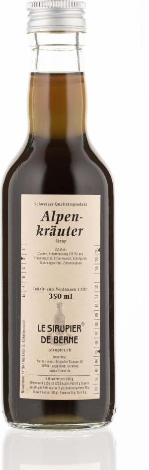 Le Sirupier de Berne Alpenkr&auml;uter Sirup 0,35 l