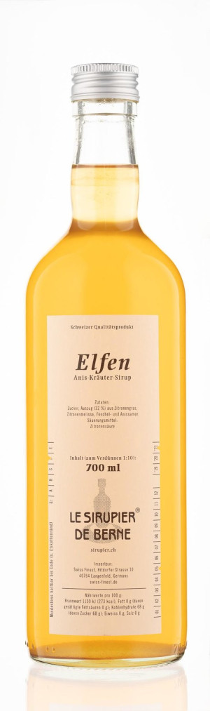 Le Sirupier de Berne Elfen Sirup 0,7 l