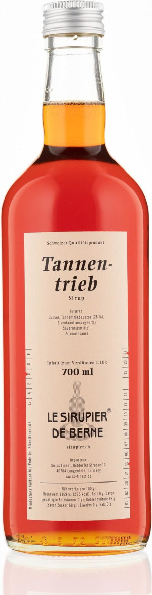 Le Sirupier de Berne Tannentrieb Sirup 0,7 l