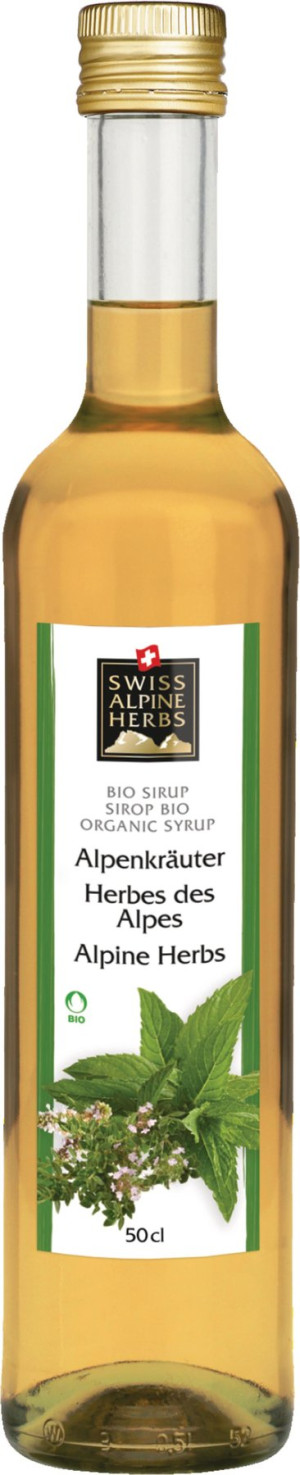 Swiss Alpine Herbs Bio Alpenkr&auml;uter Sirup 0,5 l