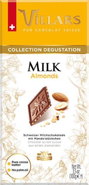 Villars Milchschokolade mit Mandeln 100g