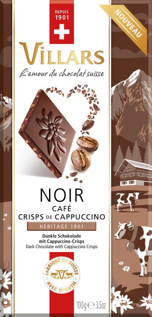 Villars Zartbitterschokolade mit Kaffee 100g