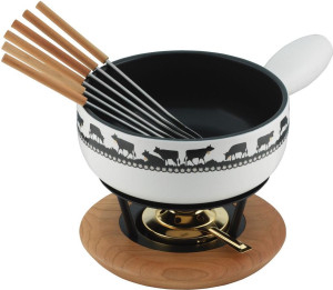 Kuhn Rikon K&auml;sefondue Set Goldglocke 23 cm