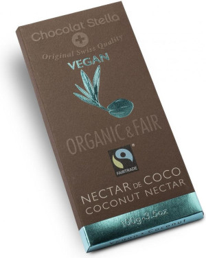 Chocolat Stella Vegane Bio-Schokolade mit Kokos 80g
