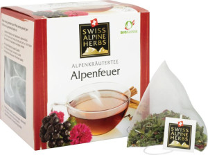 Swiss Alpine Herbs Bio Tee Alpenfeuer 14 x 1g